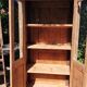 Renovated antique wooden wardrobe