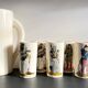 Orangeade service to vintage ceramic soldiers
