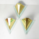 1980s modernist wall lamp Alaska Lux Lighting House Inc., Germany