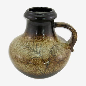 Vase en céramique émaillée - Scheurich West Germany Pottery - vintage années 70