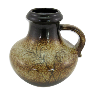 Glazed ceramic vase - Scheurich West Germany Pottery - vintage 70s