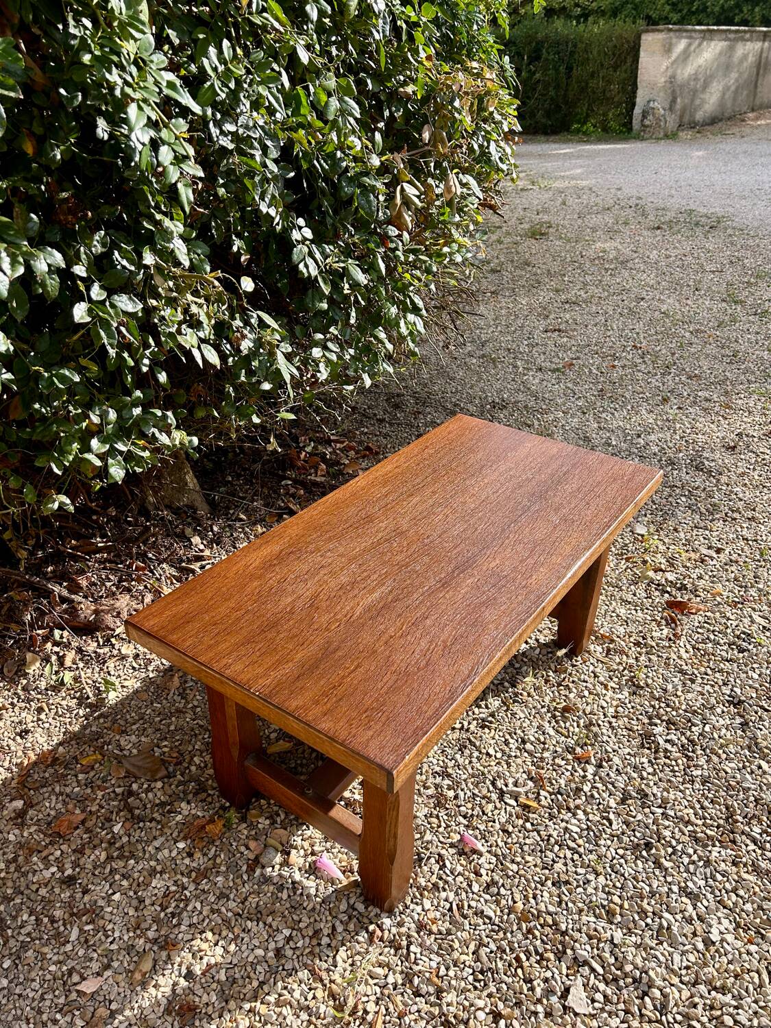 Solid wood coffee table
