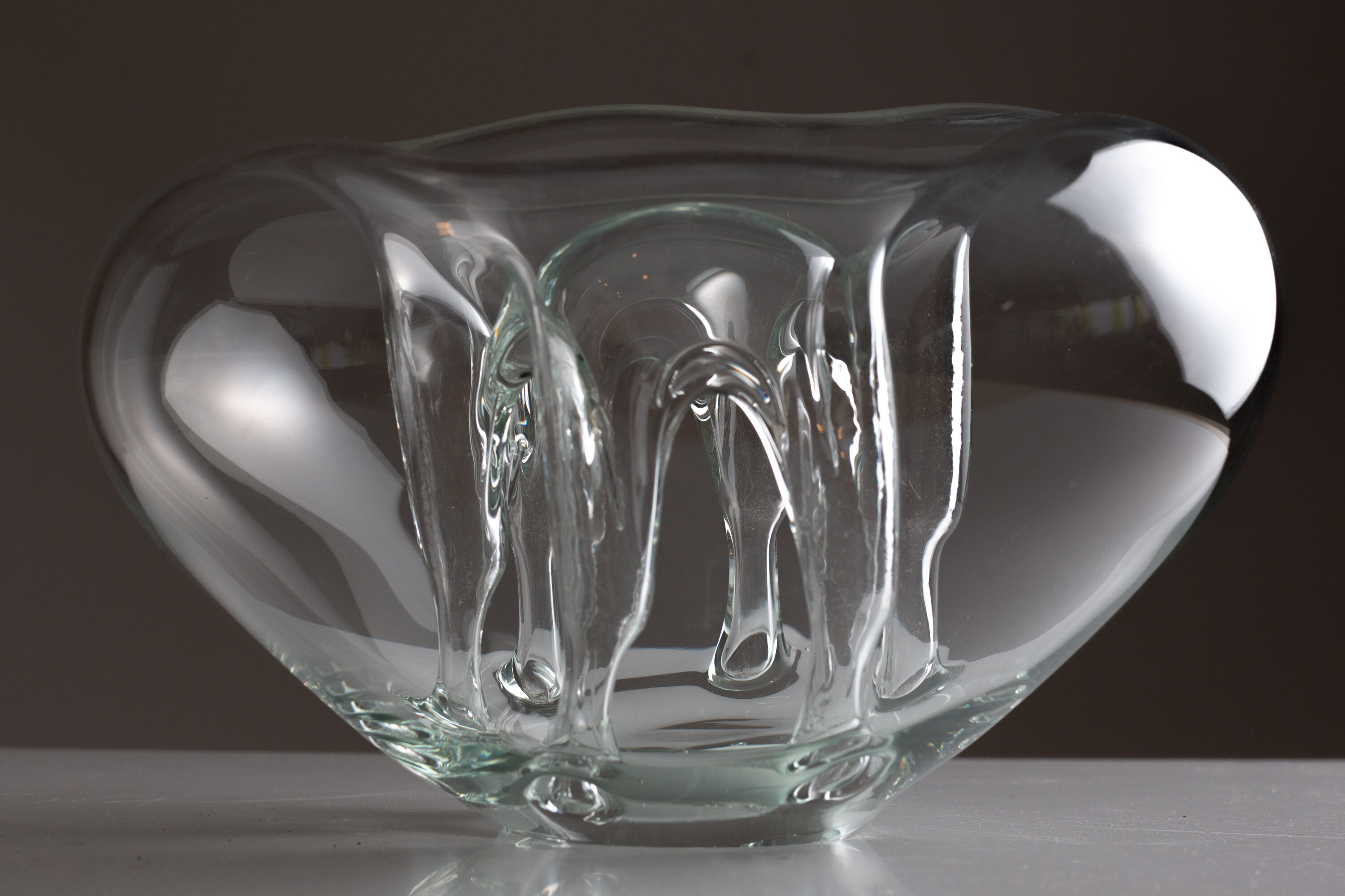 Dragan drobnjak glass ikebana vase / design 1970s