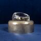 Joe Colombo Biglia Crystal and Metal Ashtray for Arnolfo di Cambio Italy 1970