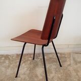 Vintage metal chair and teak
