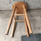 Vintage solid wood stool