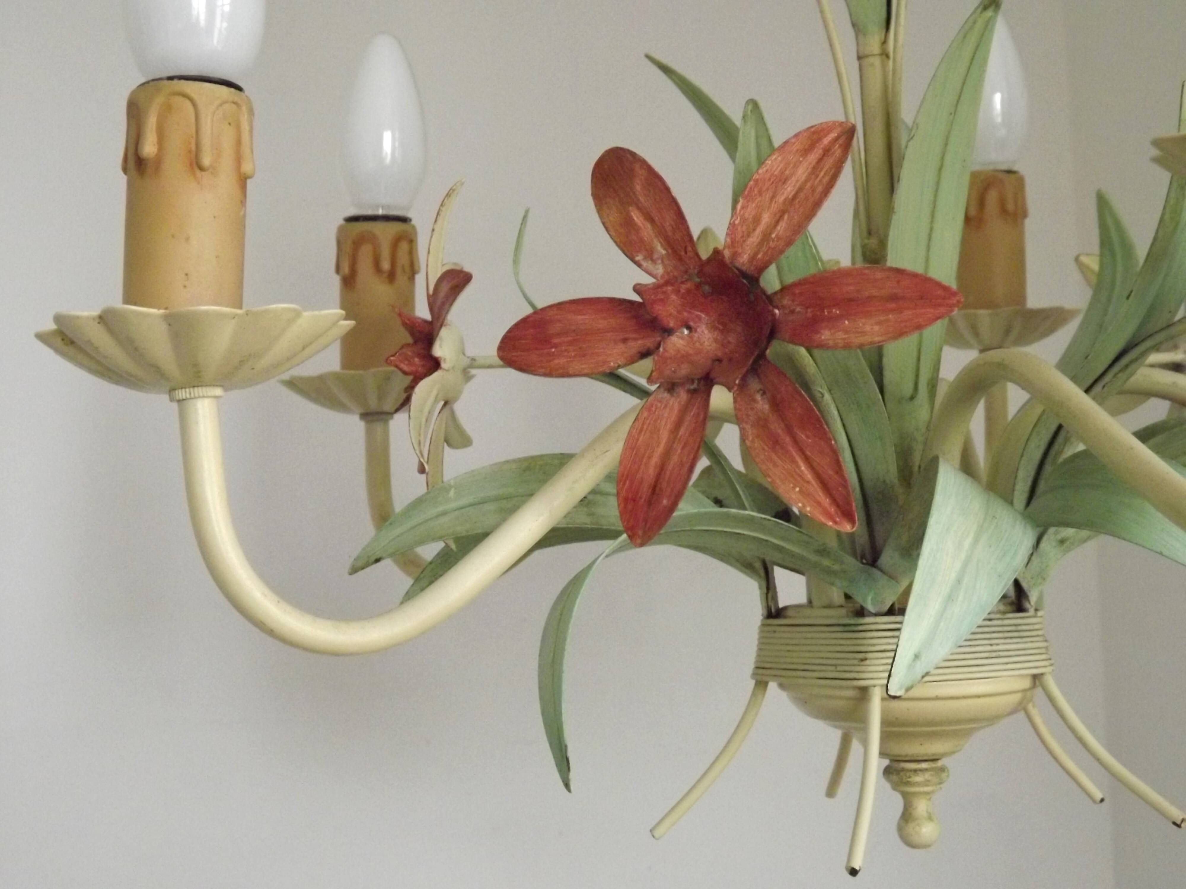 Lustre, style bouquet floral