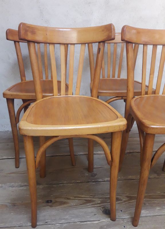 Series of 4 Luterma bistro chairs
