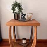 Art Deco Side Table Trolley on Wheels