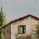 Huile sur toile mas provençal signé Danucho peintre varois