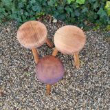 Set of 3 low stools