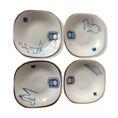 Empty pocket Olympic Games Grenoble JO 68 porcelain Lunéville Badonviller