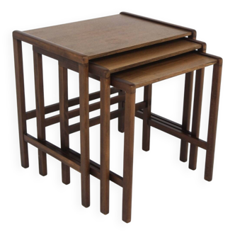 Swedish teak nesting tables, 1960