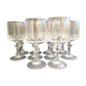 Set de 10 verres à vin en cristal taillé