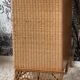 Commode vintage en rotin