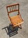 Folding wooden chair
