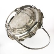 Art Nouveau fruit basket, silver, Kaiser, Germany, early 20th century