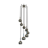 Suspension 70s chrome 8 globes