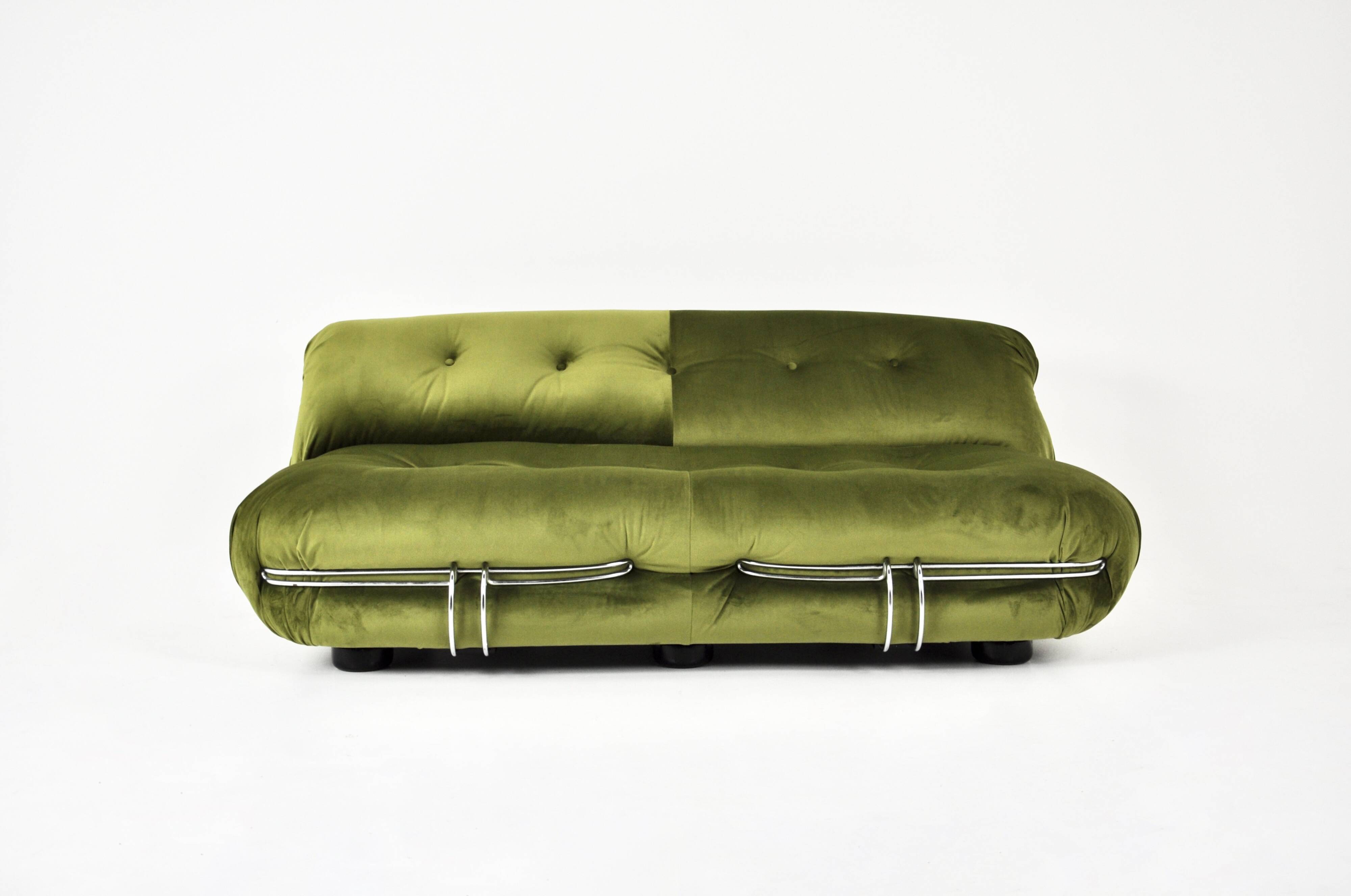 Soriana sofa by Afra & Tobia Scarpa for Cassina, 1970s