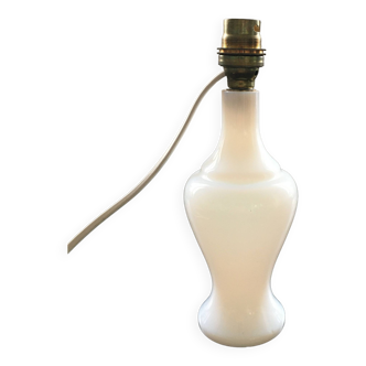 White opaline lamp base