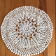 Napperon absolument superbe 23 cm crocheté à la main