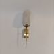 Wall lamp in golden brass Vintage. 1960.
