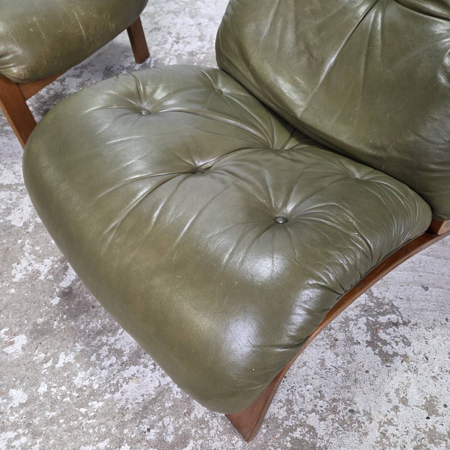 2x Rybo Rykken Ry-Wing chair vintage 1960s Scandinavian