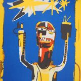 Jean-Michel Basquiat: Welcome Sign, signed lithograph