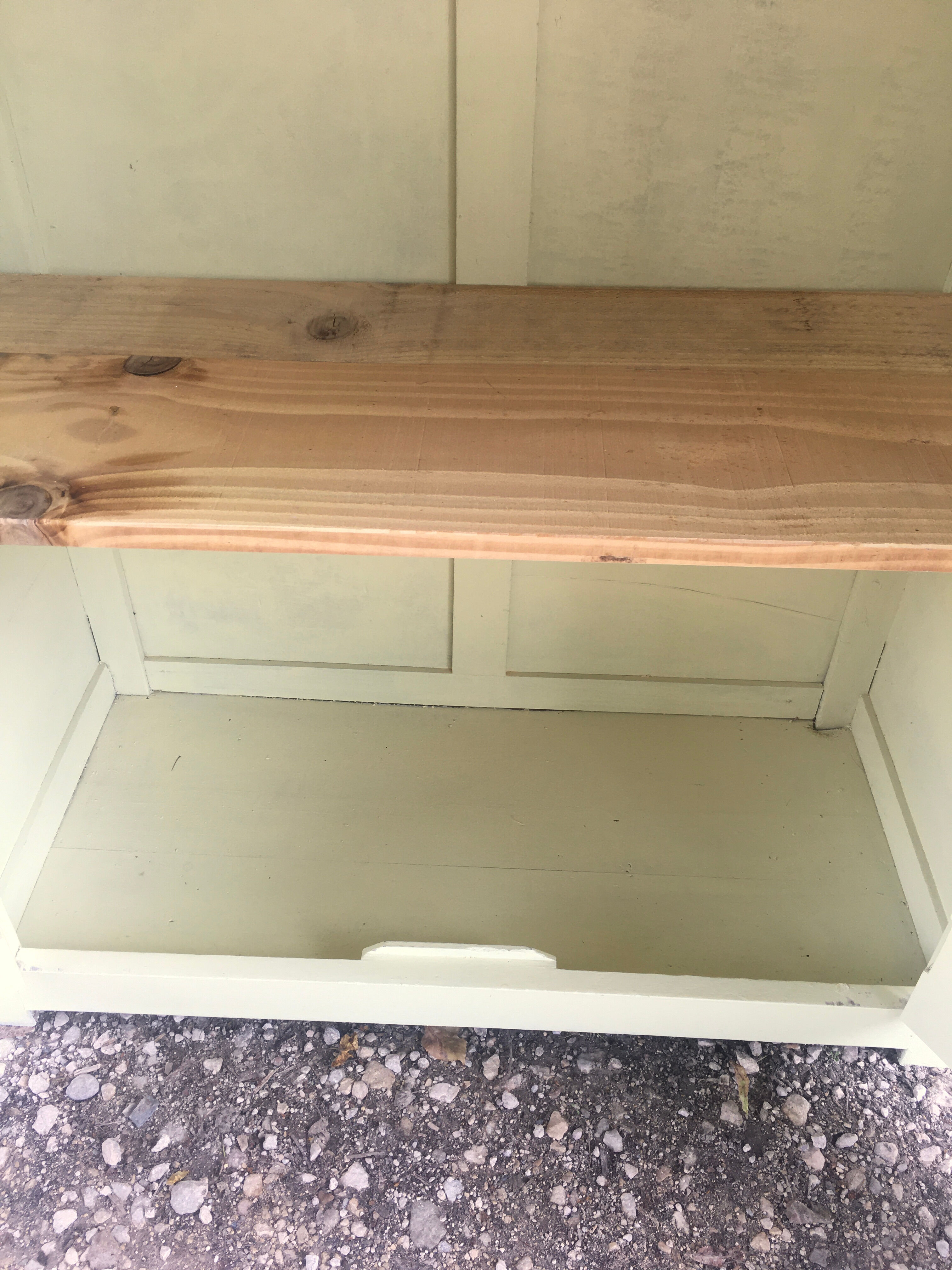 Parisian yellow wooden wardrobe