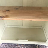 Parisian yellow wooden wardrobe