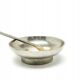 Art Deco salt shaker, nickel-plated brass, Krupp-Berndorf, Germany, 1930s