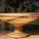Italian 19th Century Neoclassical Marble Bowl on Pedestal or Tazza Centerpiece