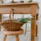 Table / bureau vintage brut