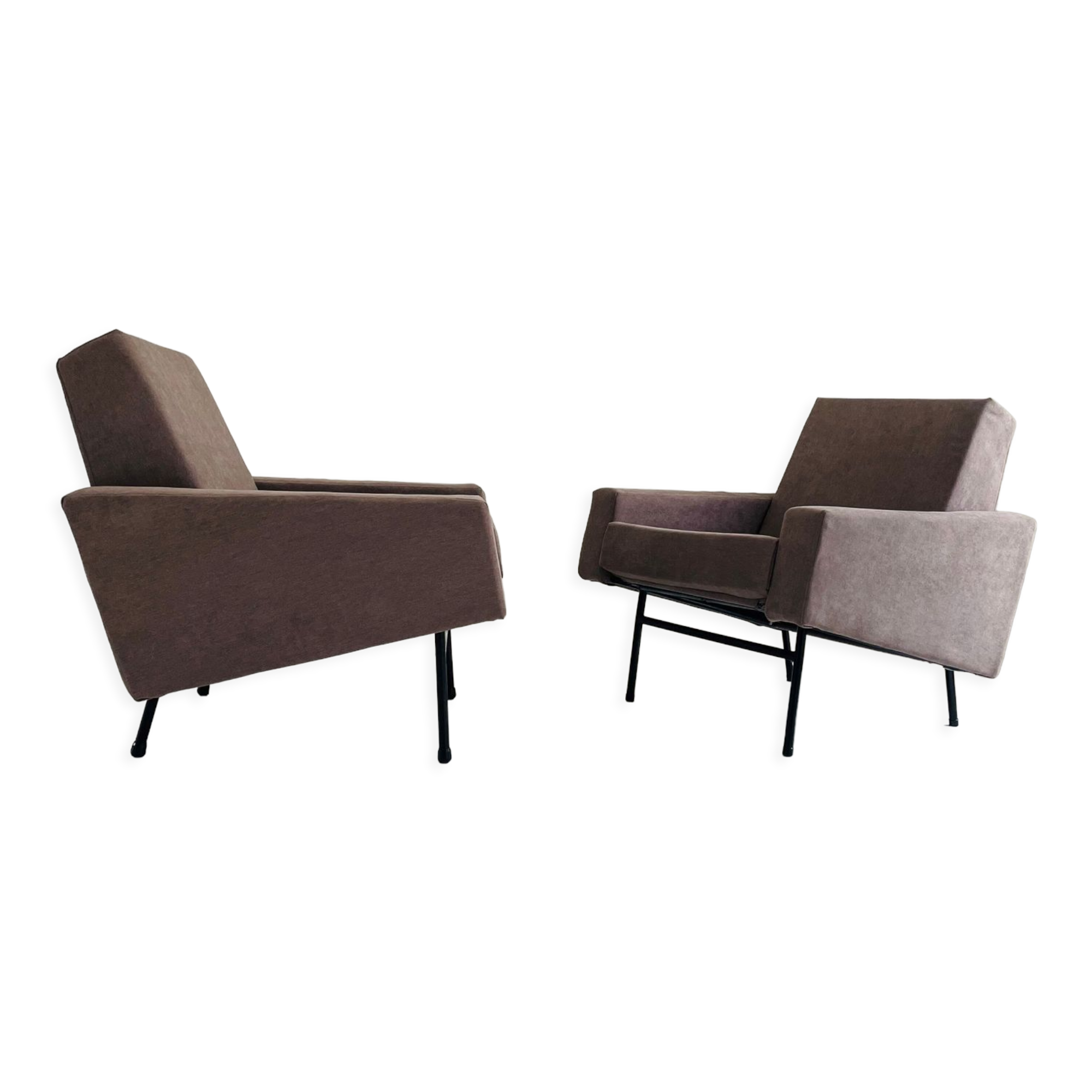 Pair of armchairs G10 by Pierre Guariche