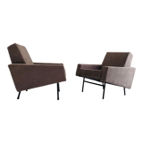 Pair of armchairs G10 by Pierre Guariche