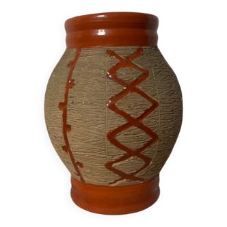 Vase vintage  orange