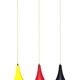 Louis Kalff – pendentif vintage Philips jaune, rouge, noir