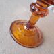 Amber glass cup