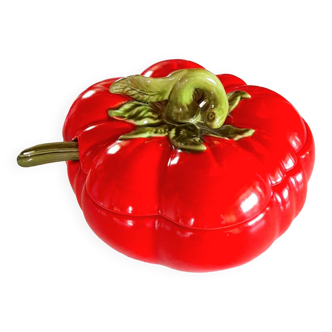 Ceramic tomato soup tureen