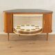 Teak veneer bar cabinet, Germany 1950s