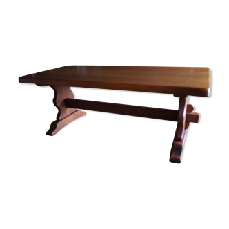 Table de salle à manger rustique en chêne