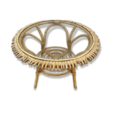 Table basse en Rotin