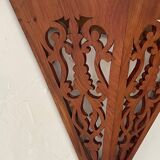 Paire d’appliques murales en bois