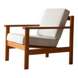 Scandinavian oak armchair