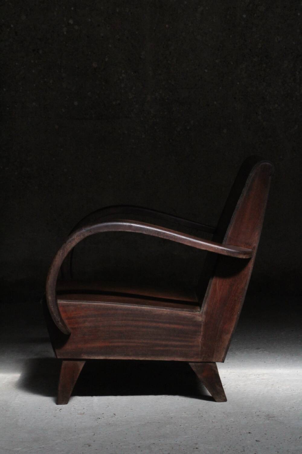 Art Deco design armchair all wood 1930