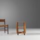 Amsterdam School beech wooden Side Table, The Netherlands 1920s