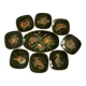 Le Maô service: 8 plates + 1 serving platter