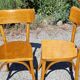 Paire de chaises bistrot années 60