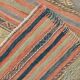 Tapis Kilim en laine tissé main, tons terreux doux, 6 x 11 cm, 169 x 321 cm