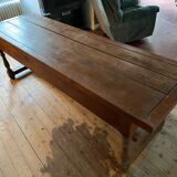 Wooden farm table